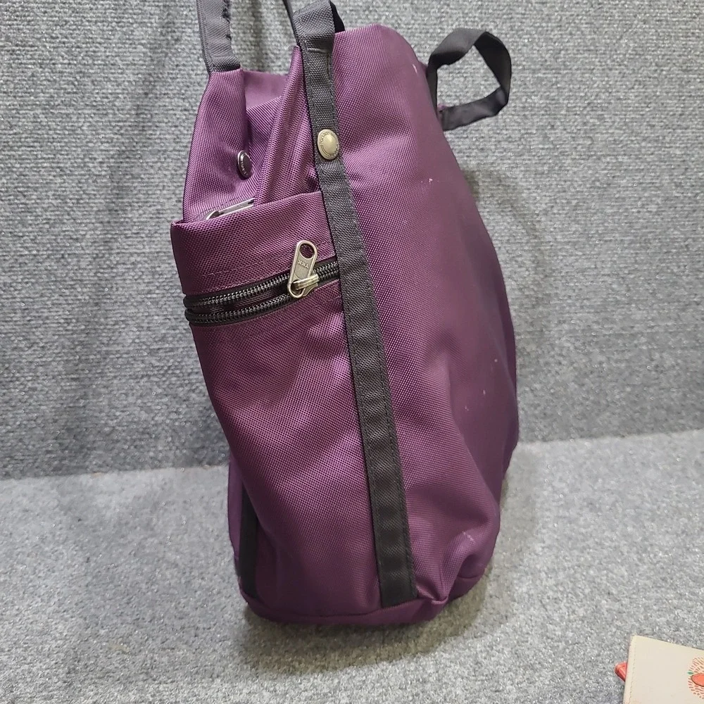 Tom Bihn Pop Tote in an Aubergine purple